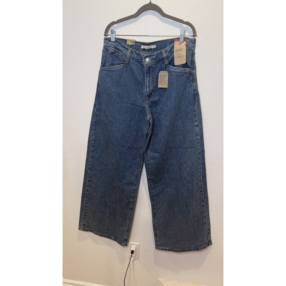 Levi's Jeans Mens 30x31 Blue Medium Wash '94 Baggy Wide Leg Relaxed Denim